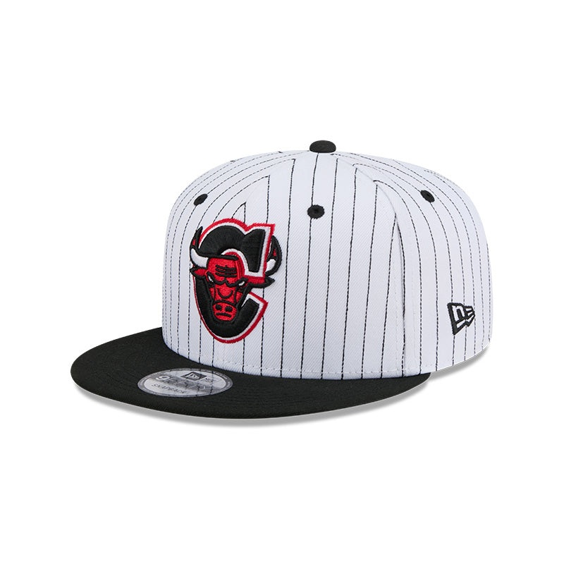 New Era Chicago Bulls Deceptor Pinstripe 9FIFTY Snapback Hat OS