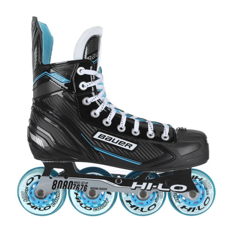 BAUER RSX ROLLER HOCKEY SKATES 4 R