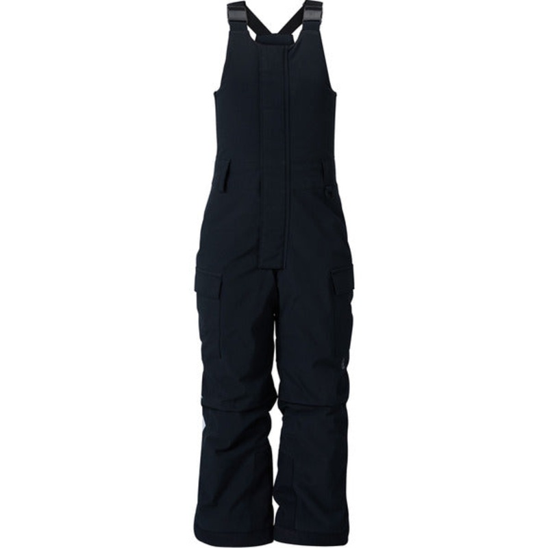 Ripzone Slalom Kids Winter Sports Insulated Pants with Bib BLACK XS