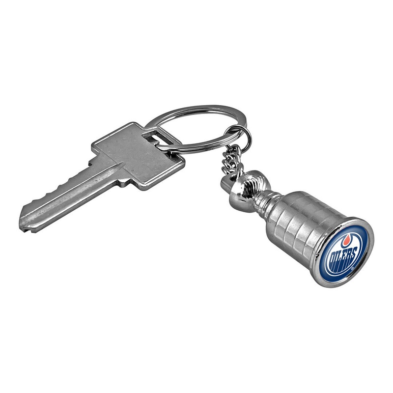 The Sports Vault NHL Edmonton Oilers Stanley Cup Keychain