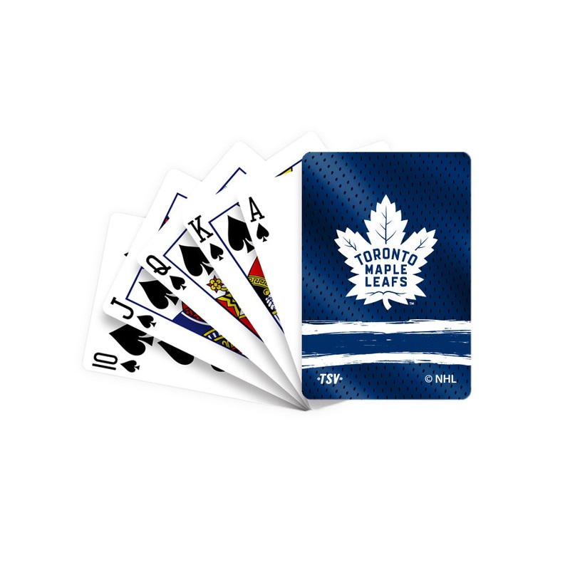 The Sports Vault NHL Toronto Maple Leafs Playing Cards Blue