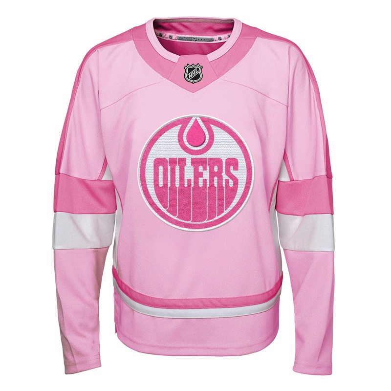 Youth Fashion Jersey – Edmonton Oilers – Draisaitl PINK 7/8