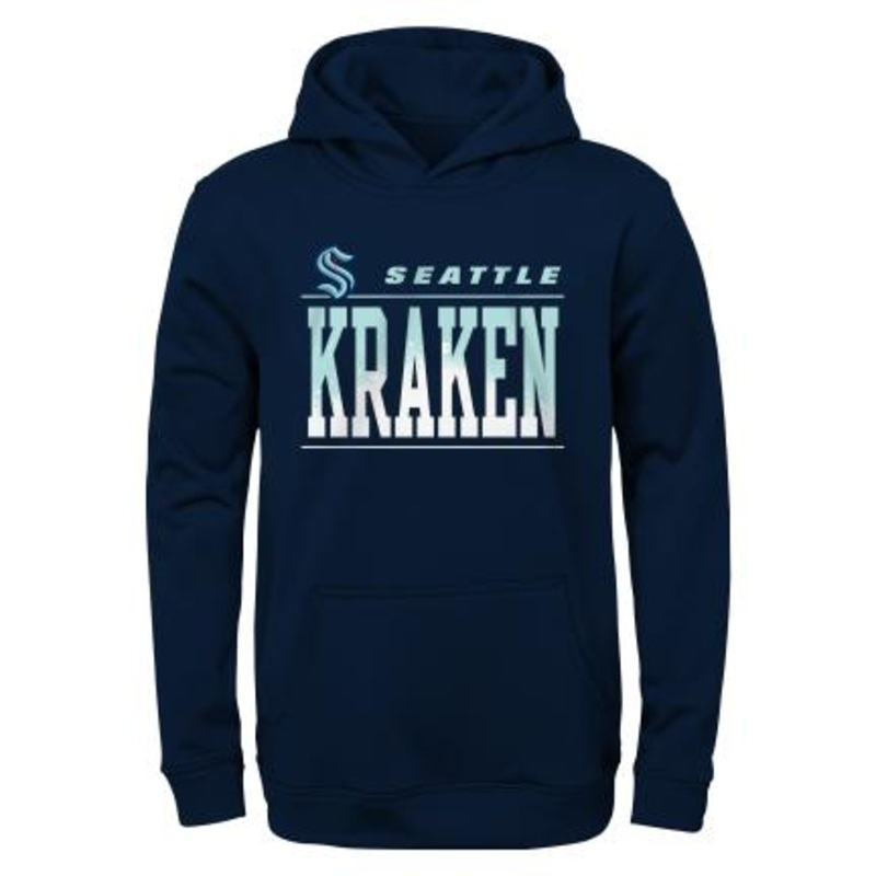 Youth Play By Play Hoodie – Seattle Kraken BLUE S