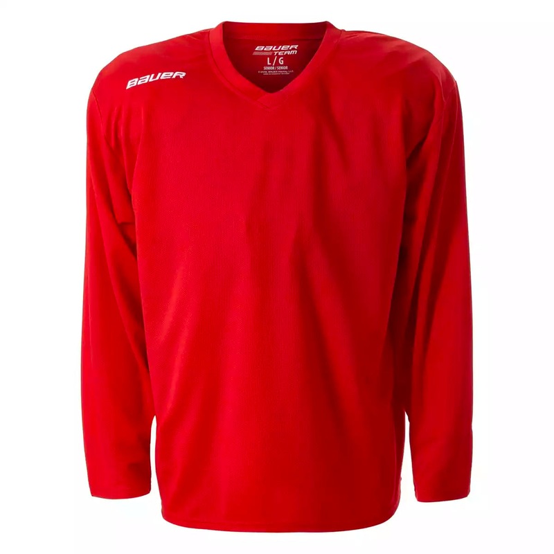 Bauer Flex Practice Jersey – Red Medium