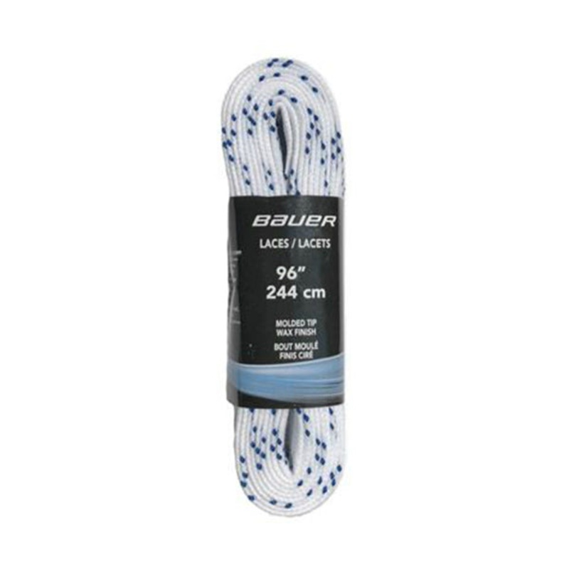 Bauer NBH Laces Waxed White 108