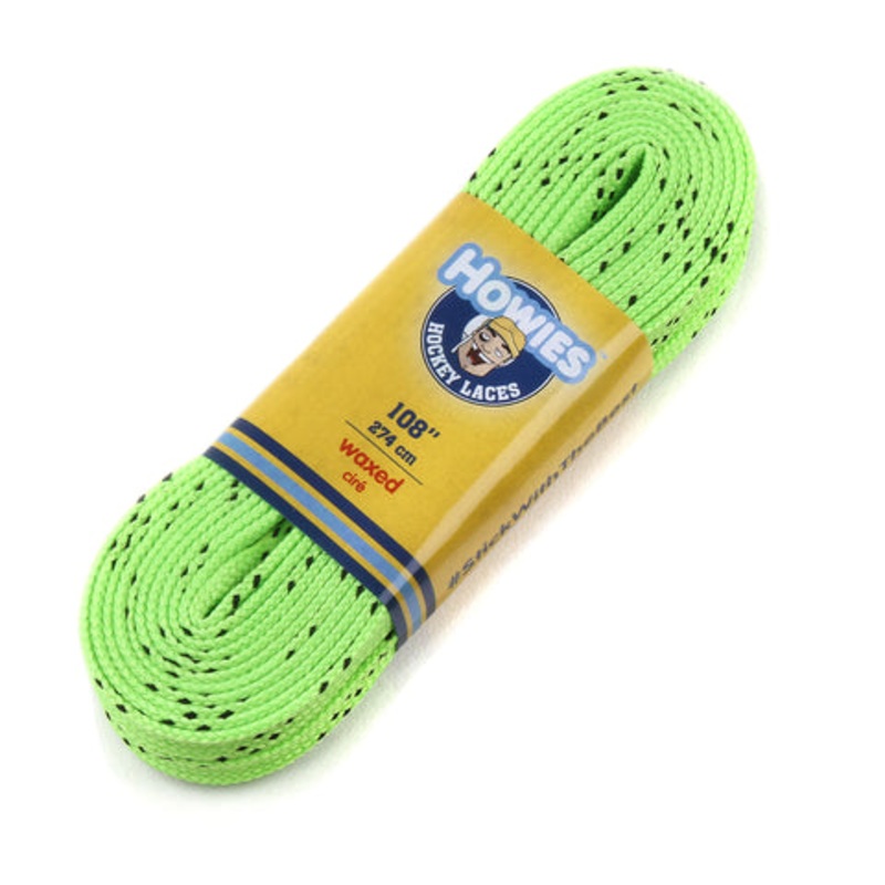 Howies Laces Waxed Neon Green 72