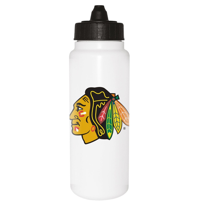 Inglasco NHL Chicago Blackhawks Water Bottle 1 L White