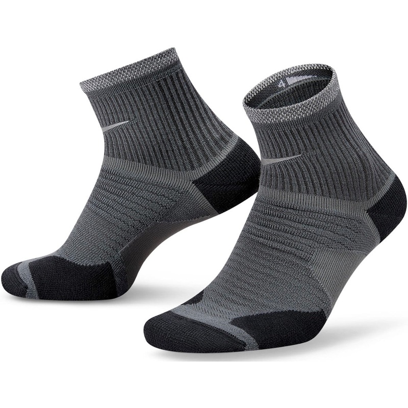 Spark Wool Ankle Socks SMOKE GREY/BLACK 8-9.5