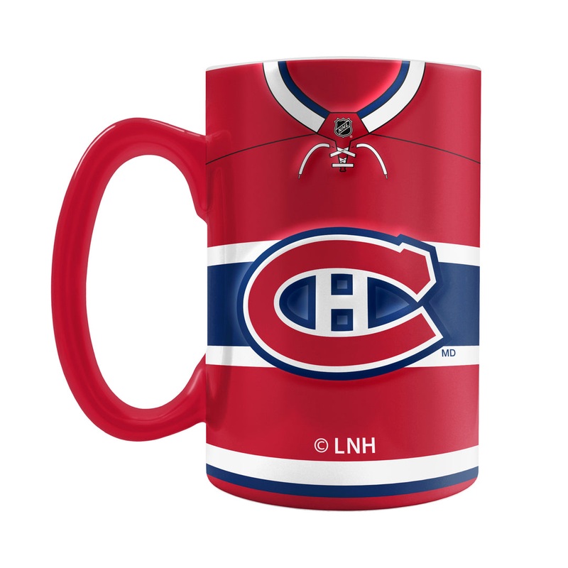 The Sports Vault NHL Montreal Canadiens Sculpted Jersey Mug 20oz