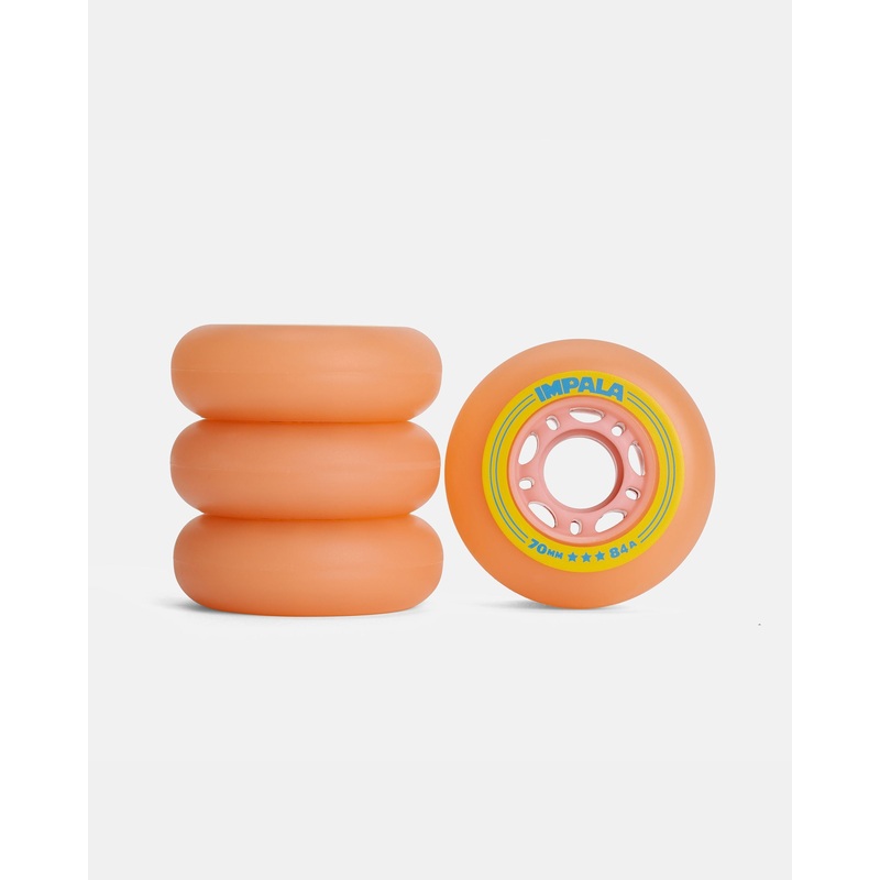 Impala Inline Wheel 4pk – Pink/Yellow Pink/Yellow 70