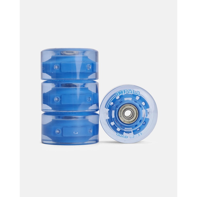Impala Light Up Quad Wheel 4pk – Blue Blue 62