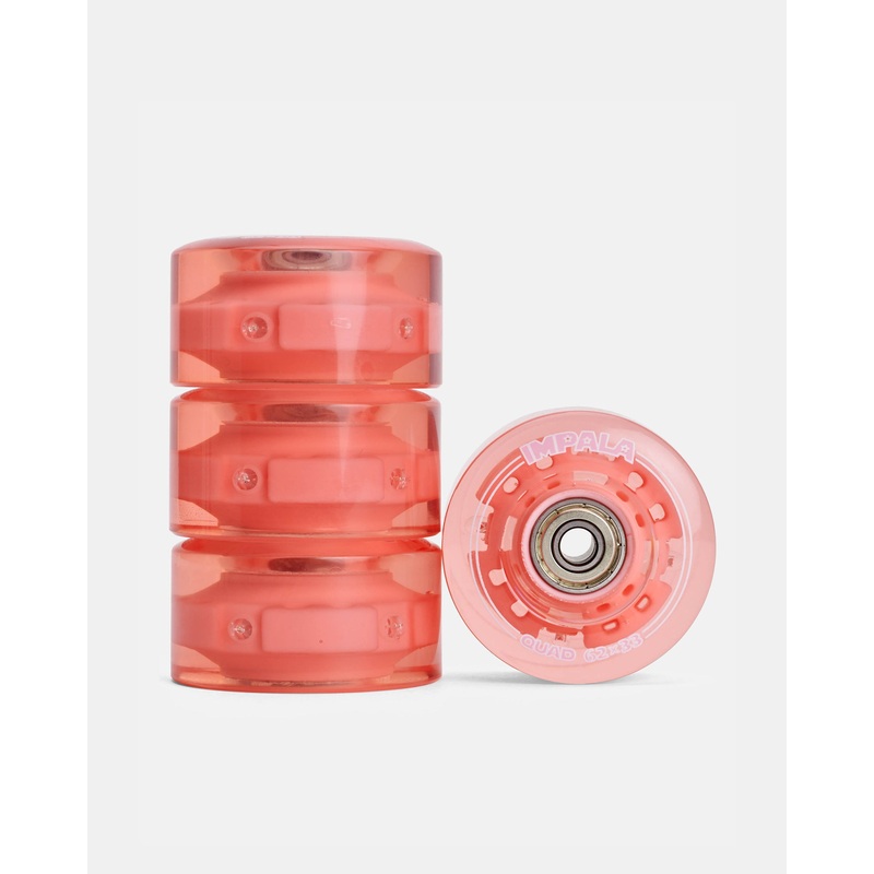 Impala Light Up Quad Wheel 4pk – Pink Pink 62