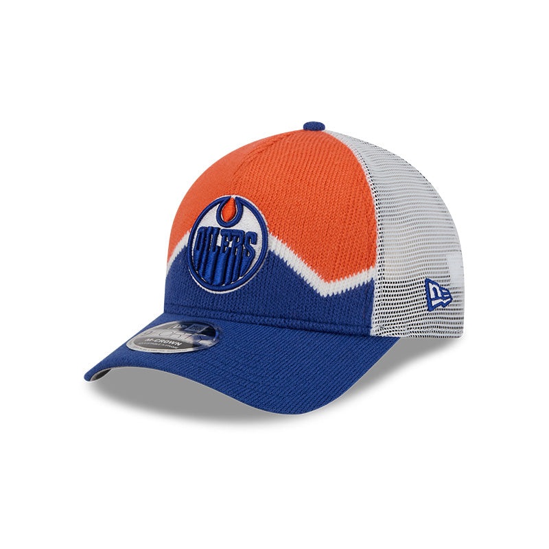 New Era Men’s NHL Edmonton Oilers 940 M-Crown A-Frame Sock Hat