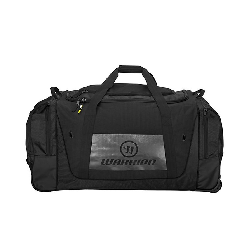 Warrior Senior Q10 Cargo Hockey Wheel Bag Black
