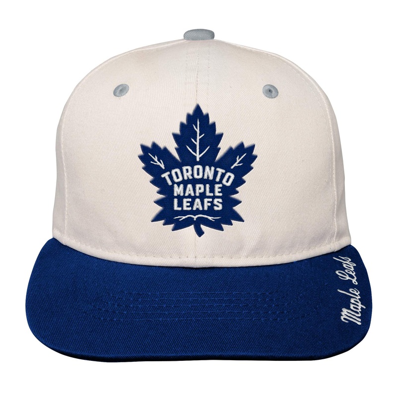 Youth Bone Crown Deadstock Flat Brim – Toronto Maple Leafs