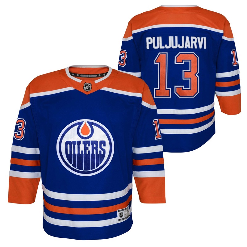 Youth Premier Jersey – Edmonton Oilers – Puljujarvi HOME S-M