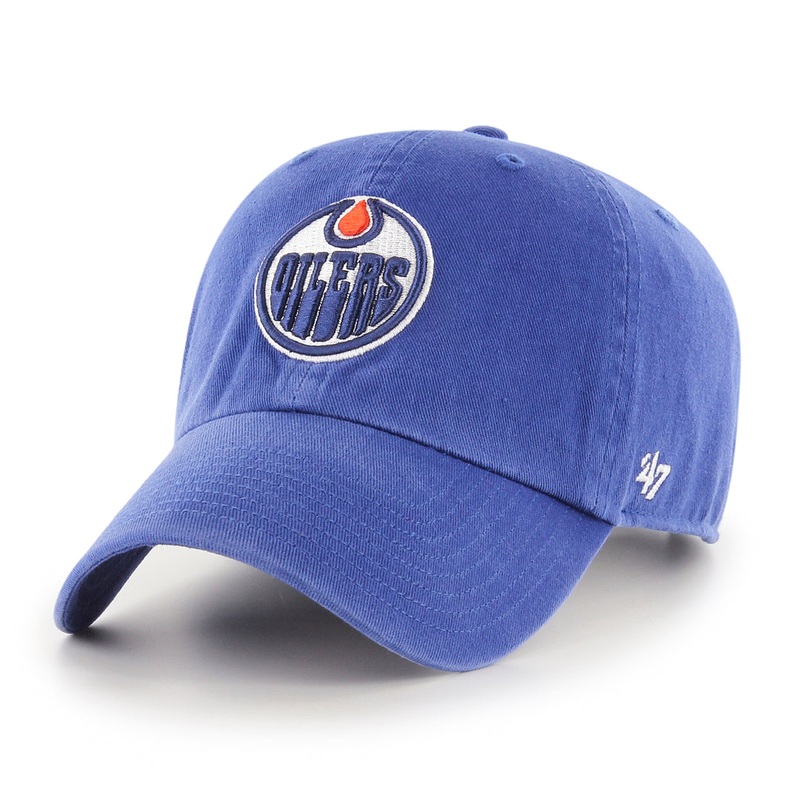 ’47 Brand Men’s NHL Edmonton Oilers Clean-Up Hat Royal