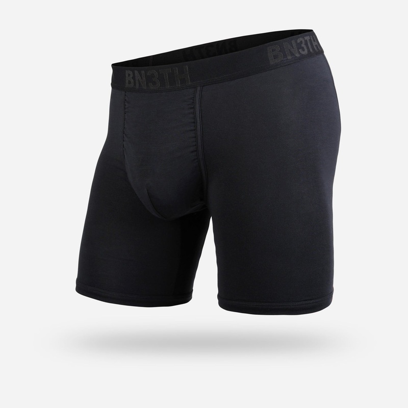 Classic Boxer Brief Solid- Black BLACK XXS