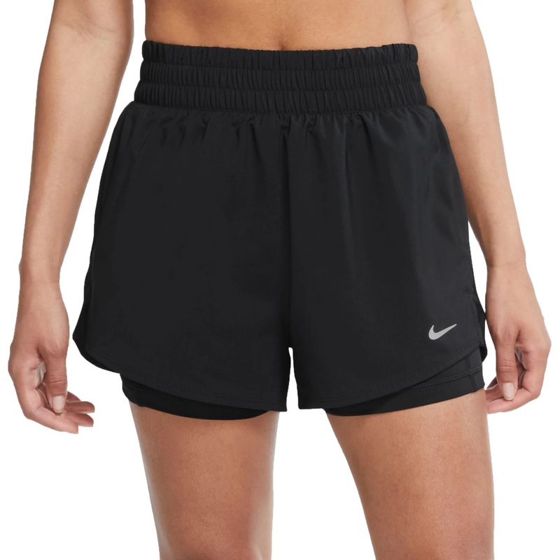 Women’s Dri-FIT One High-Waisted 3″ 2-in-1 Shorts BLACK XS