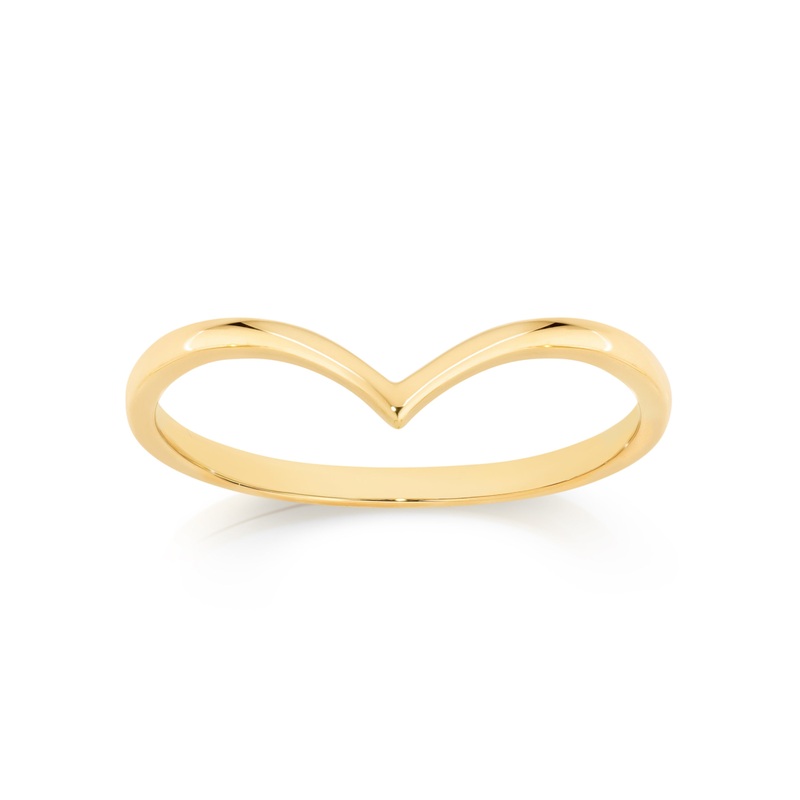 9ct polished wish ring