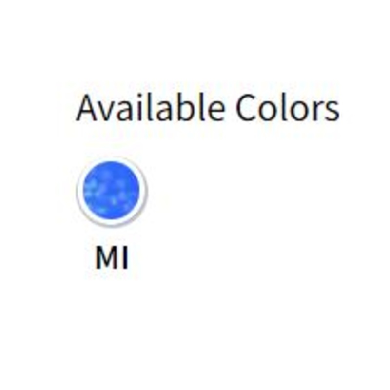 Mondor Dress 671 Glitter Mesh Forget Me Not Adult Medium