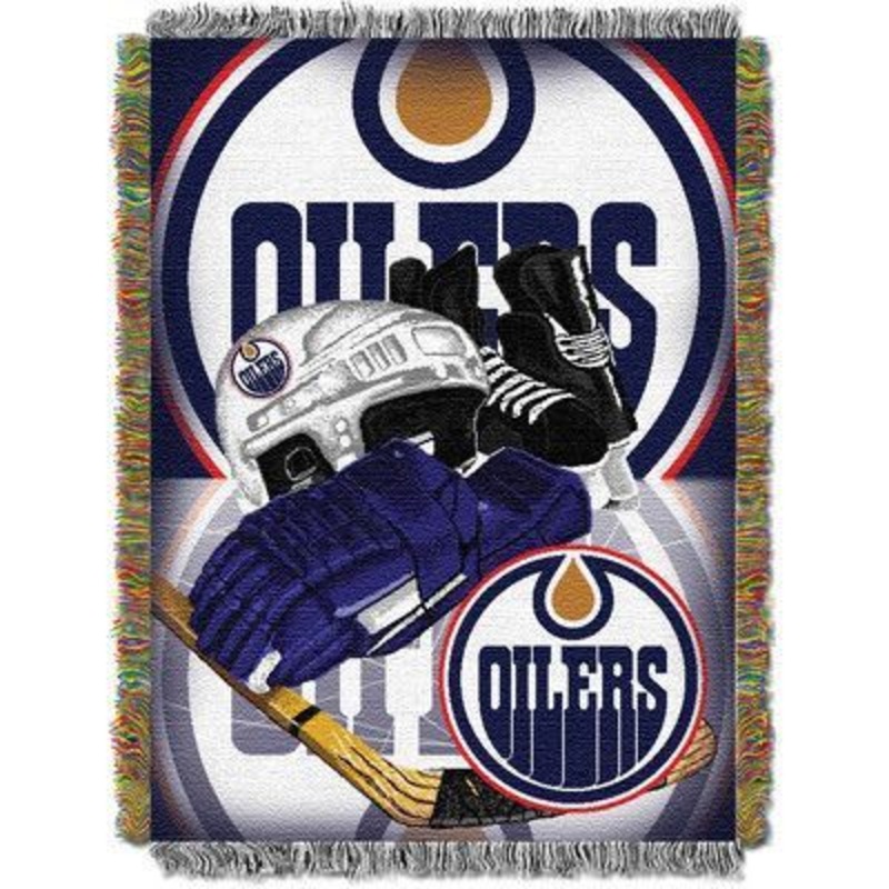 Northwest NHL Edmonton Oilers Tapestry Throw Blanket 48″x60″