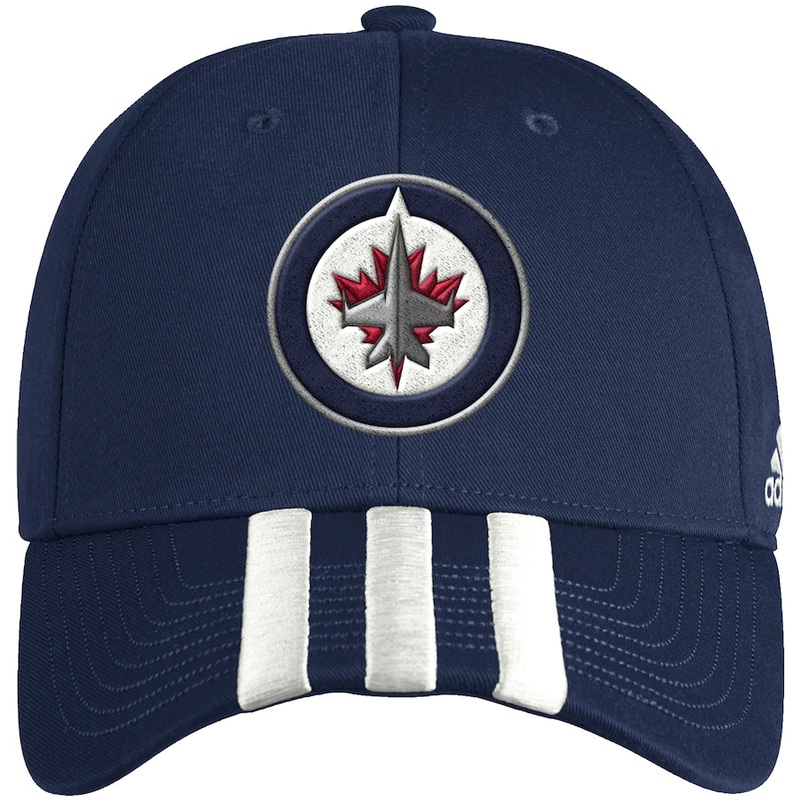 3 Stripe Structured Adjustable Cap WINNIPEG JETS