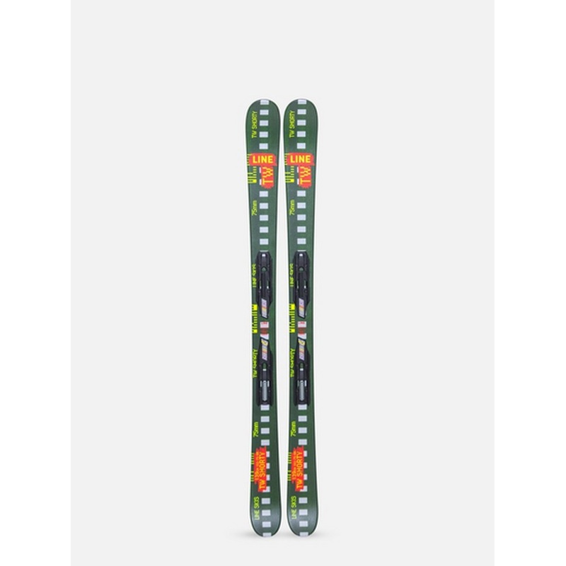 Line Kids Wallisch Shorty + 4.5 Alpine Skis 119