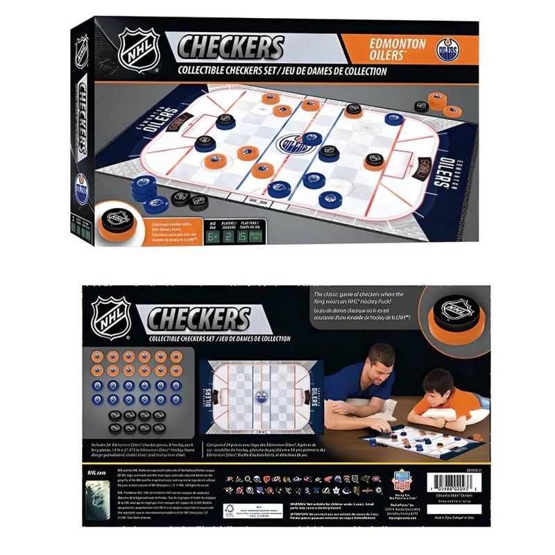 MasterPieces NHL Edmonton Oilers Checkers
