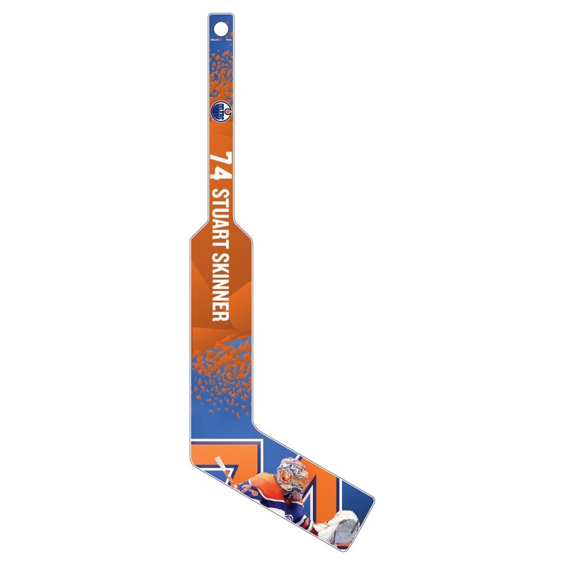 Mustang NHL Edmonton Oilers Stuart Skinner Mini Goalie Stick