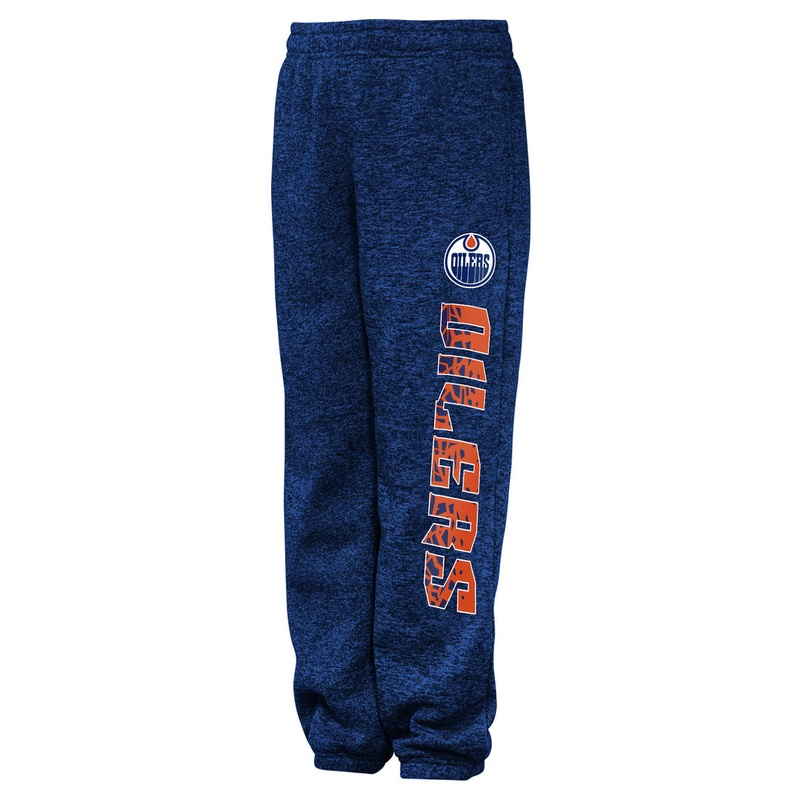 NHL Branded Youth Edmonton Oilers Contender Pants Blue Small
