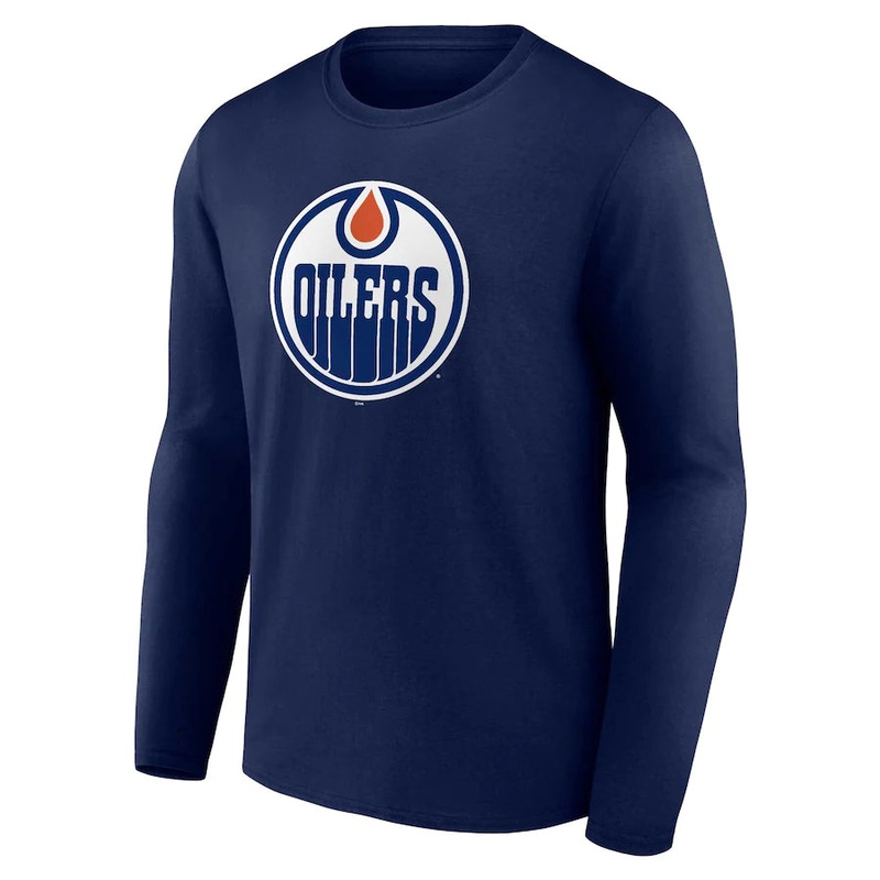 Primary Logo Long Sleeve NHL – Edmonton Oilers S