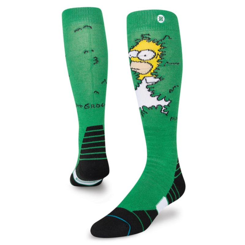 “The Simpsons” Homer Snow OTC Socks GREEN S
