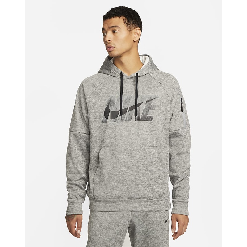 Therma-FIT Pullover Fitness Hoodie – Men’s NAVY M