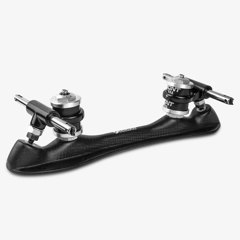 Zeus Carbon NTS Roller Skate Plates 145mm Gloss