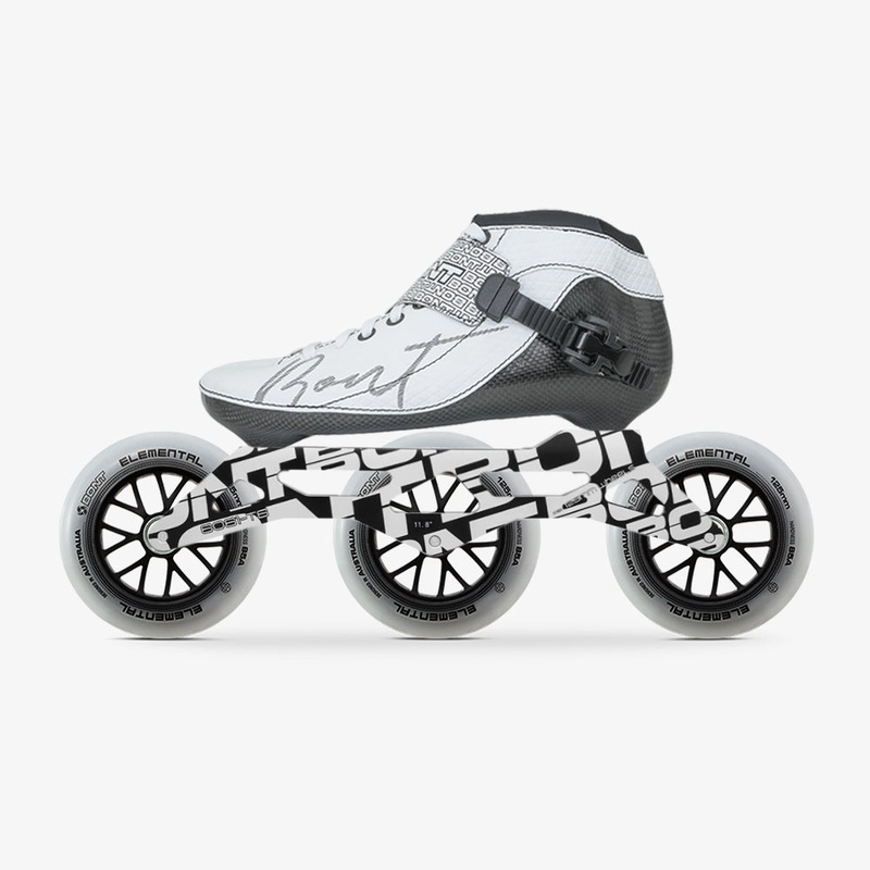 Eclipse Speed Skates White 2PF Unity 11.8″ 2PT 195mm 1253 Elemental 125mm Bont Pro 230mm