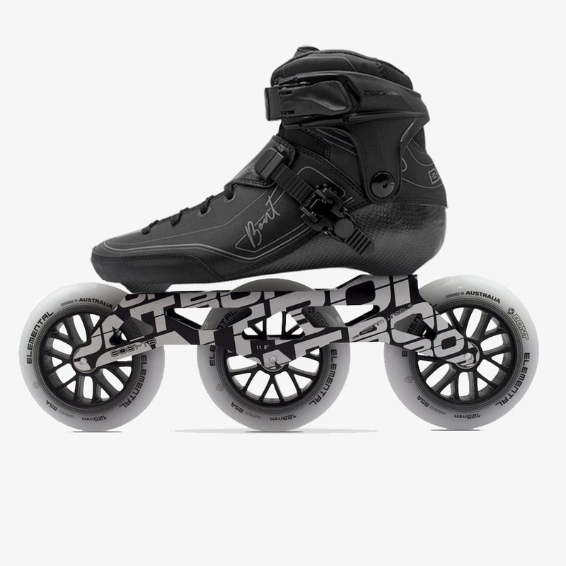 Semi Race III Inline Skates 4 2PF Unity 11.8″ 1253/Elemental 125mm/Bont PRO Bearings