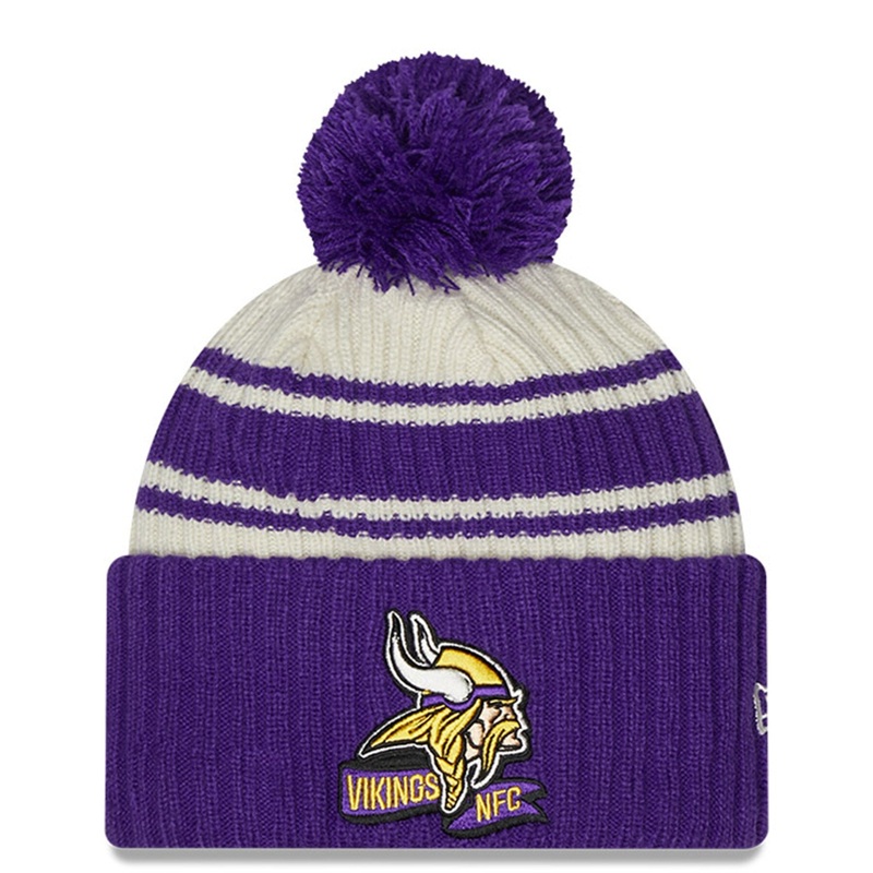 2022 Youth Cold Weather Pom Knit Hat VIKINGS OS