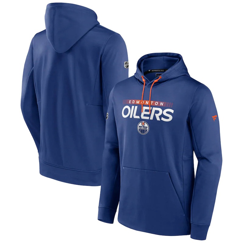 Authentic Pro Performance Hoodie OILERS S