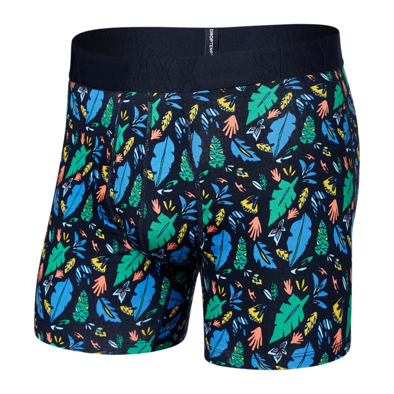 Droptemp Cooling Boxer Brief –  Pop Flora Blue S