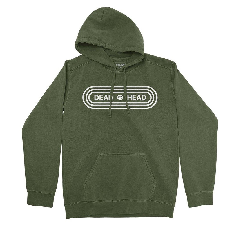 Hoodie DEAD HEAD – Military Green S 80% Cotton/20% Polyester Green
