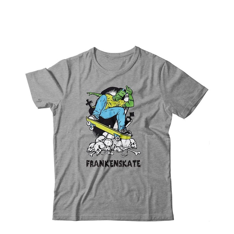 T-Shirt FRANKENSKATE – Athletic Grey S 100% Cotton Grey