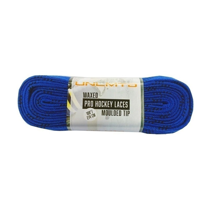 UNLMTD WAX PRO LACES NAVY 20 pr per size/pck 183
