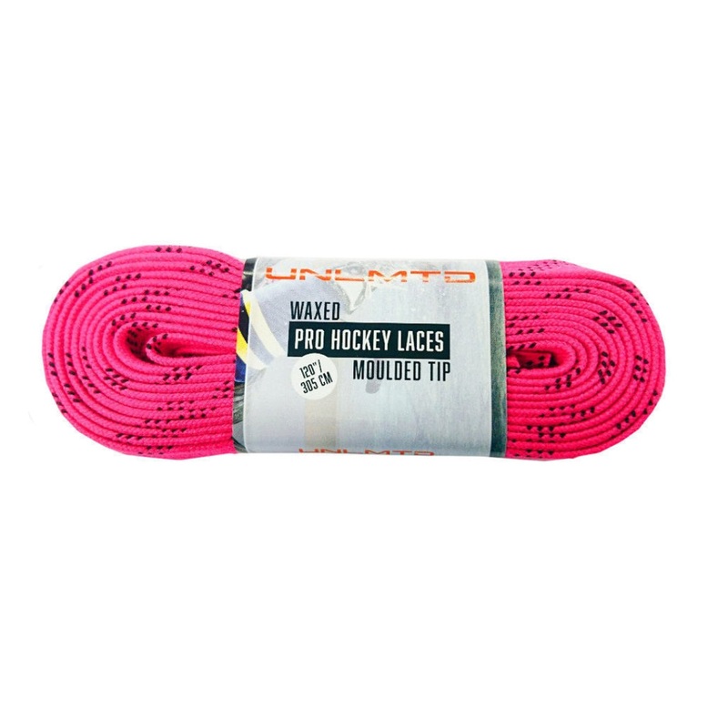 UNLMTD WAX PRO LACES PINK 20 pr per size/pck 183