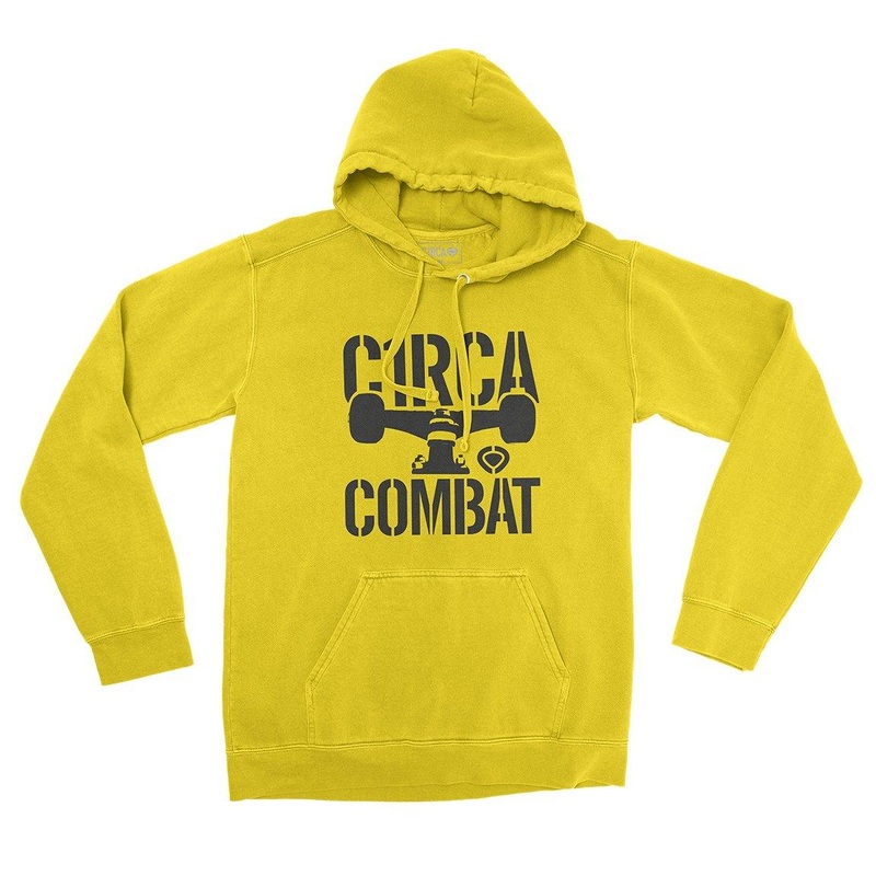 Hoodie COMBAT – Yellow S Yellow 80% Cotton/20% Polyester