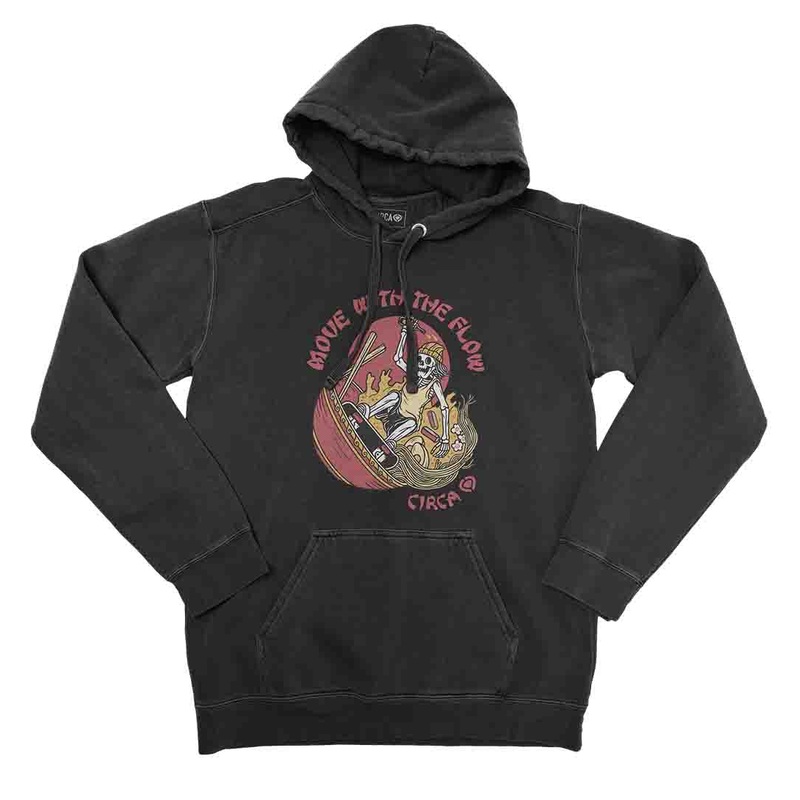 Hoodie FLOW – Black S Black 80% Cotton/20% Polyester