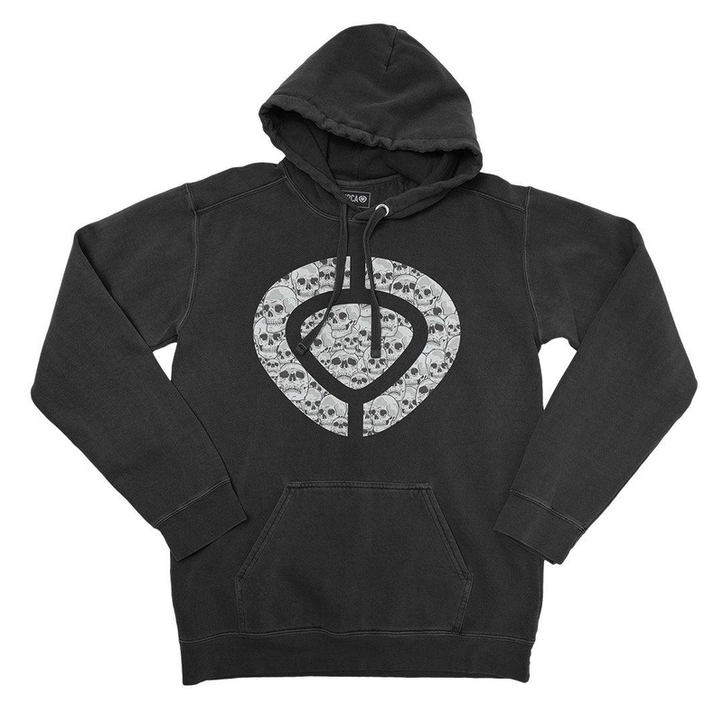 Hoodie ICON SKULL – Black S Black 80% Cotton/20% Polyester