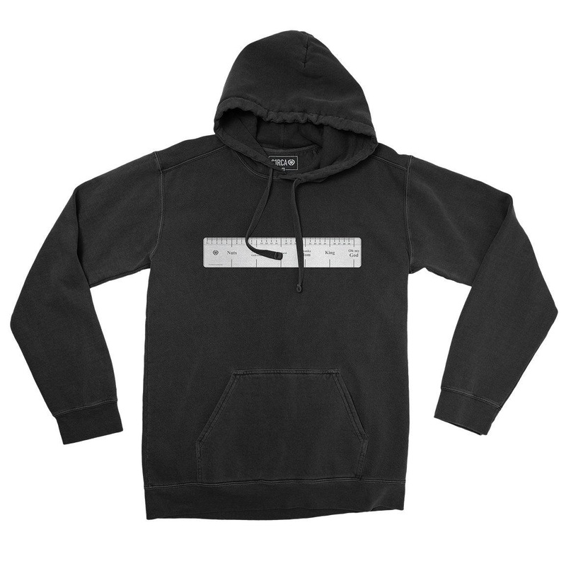 Hoodie RULER – Black S Black 80% Cotton/20% Polyester