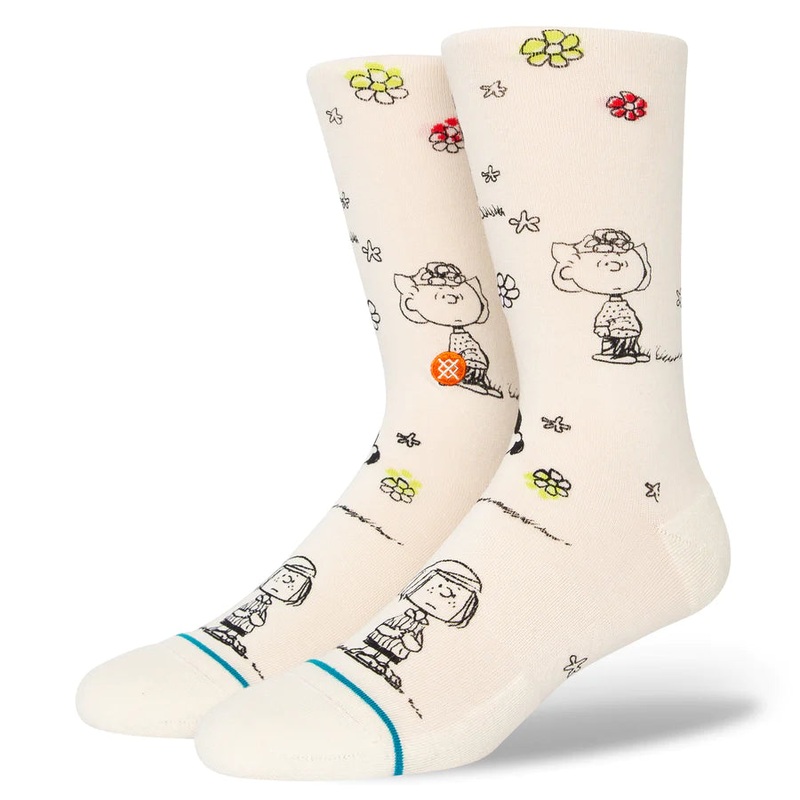 Peanuts X Girl Power Crew Socks OFF WHITE S