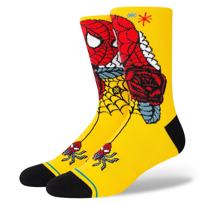 Spiderman X Spidey Season Crew Socks YELLOW M